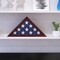 Flash Furniture Mahogany Display Case for 9.5 x 5 Veteran Flag HFMHD-GDIS-CRE8-254315-GG - alternate 1
